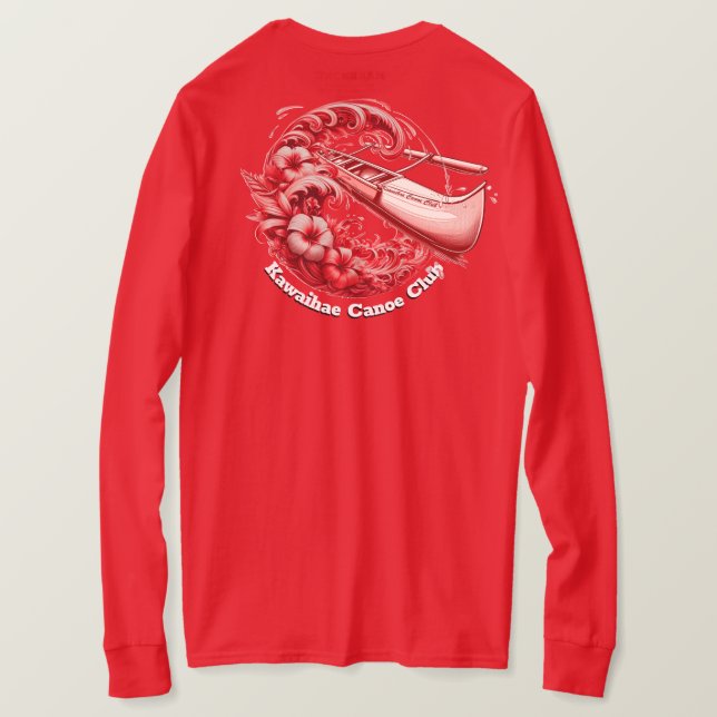 Camiseta de manga larga para hombres de KCC (Reverso del diseño)