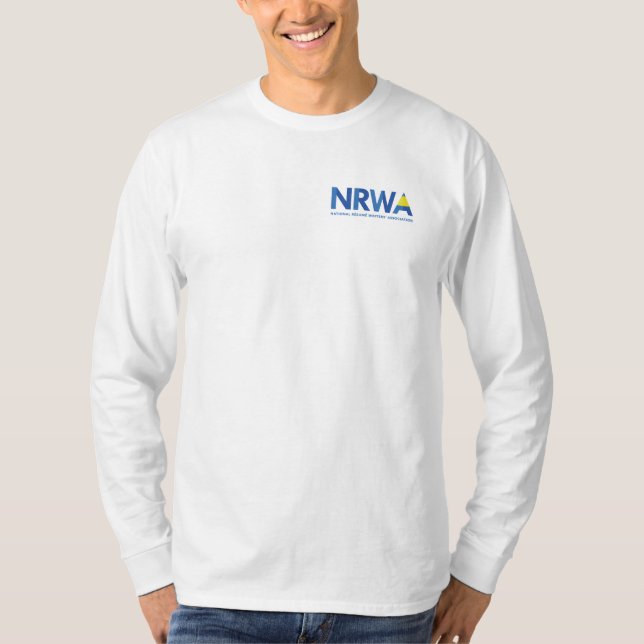 Camiseta de manga larga para hombres de la NRWA (Anverso)
