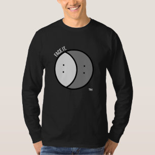Camiseta de manga larga para hombres oscura con te