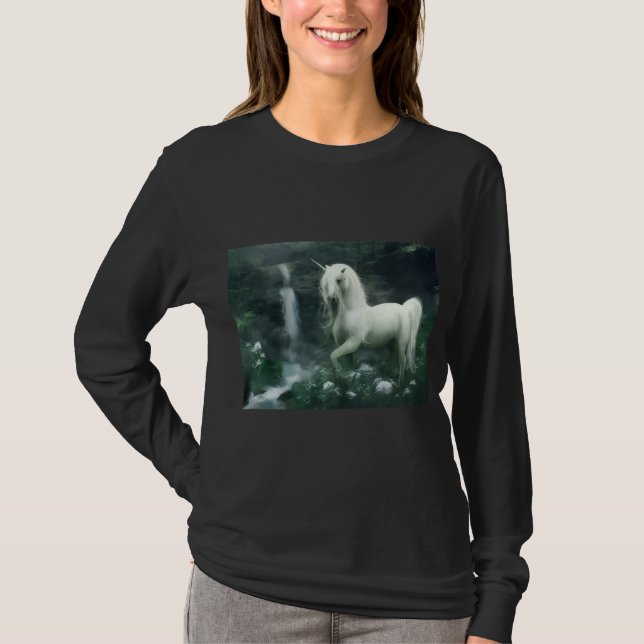 camiseta de manga larga para mujer (Anverso)