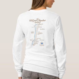 Camiseta de manga larga para mujer del antiguo acu