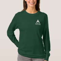 Camiseta de manga larga para mujer - Logo invertid