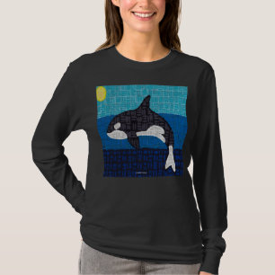 Camiseta de manga larga para mujer Orca (vívido)