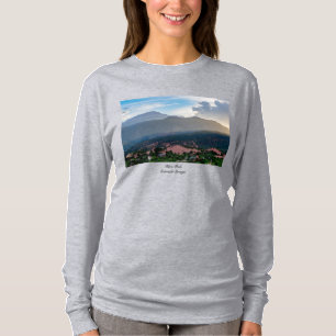 Camiseta de manga larga para mujer puesta de sol b