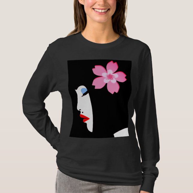 Camiseta de manga larga para mujeres (Anverso)