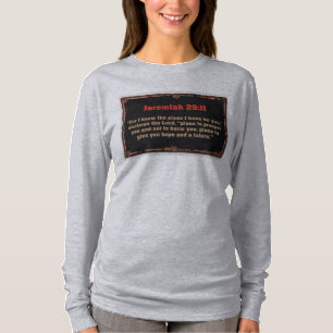 Camiseta de manga larga para mujeres cristianas Je