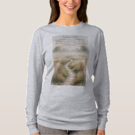 Camiseta de manga larga para mujeres cristianas Ro