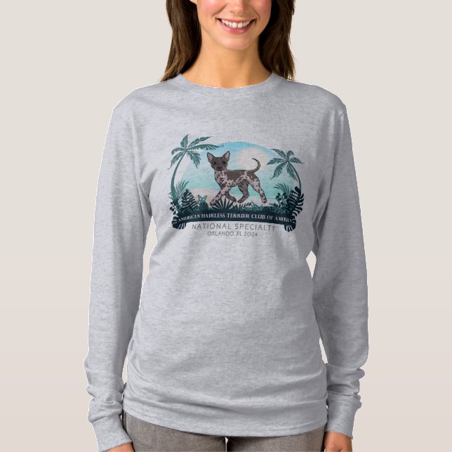 Camiseta de manga larga para mujeres de AHTCA 2024 (Anverso)