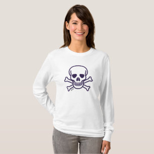Camiseta de manga larga para mujeres de Skull n Bo