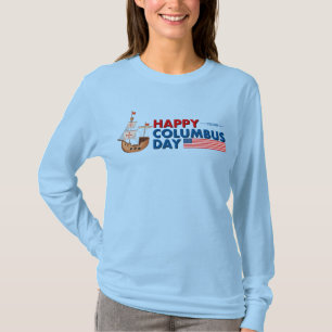 Camiseta de manga larga para mujeres Feliz Día de 