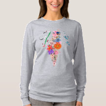 Camiseta de manga larga para mujeres Free Palestin