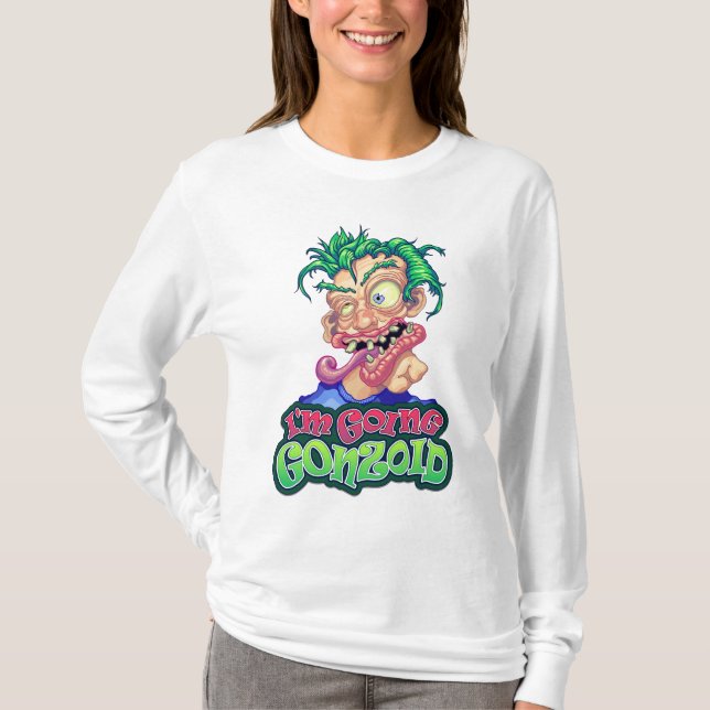 Camiseta de manga larga para mujeres Gonzoid (Anverso)