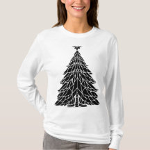 Camiseta de manga larga para Navidades de mujeres