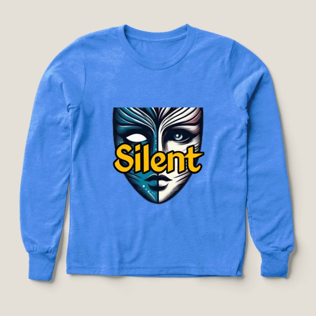 Camiseta de manga larga para niñas Bella+Canvas Tr (Diseño frontal)