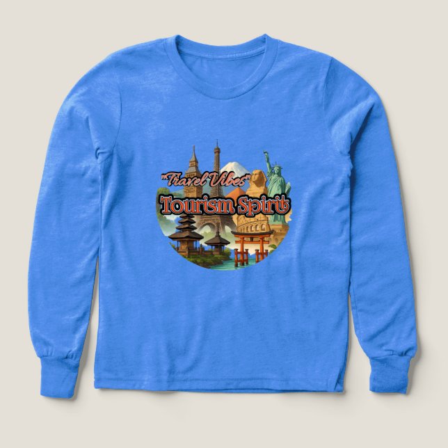 Camiseta de manga larga para niñas Bella+Canvas Tr (Diseño frontal)
