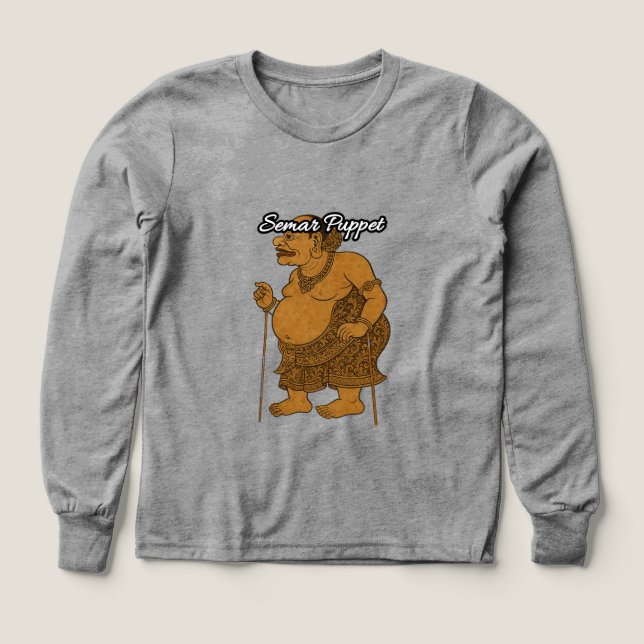 Camiseta de manga larga para niños Bella+Canvas Tr (Diseño frontal)
