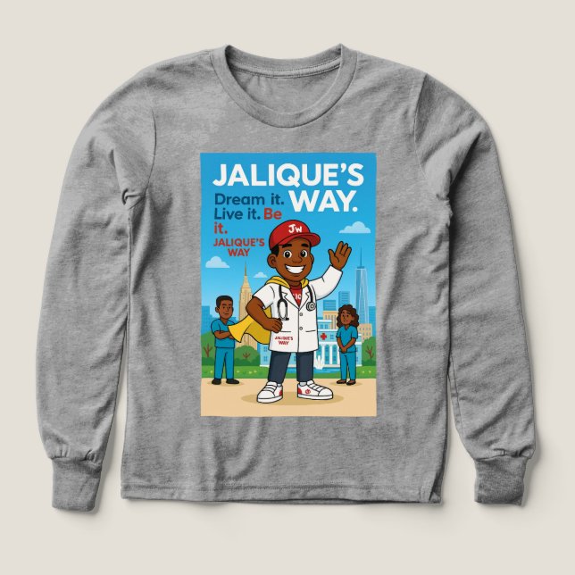 Camiseta de manga larga para niños Future Doctor (Diseño frontal)