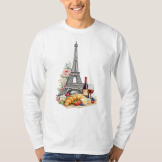 Camiseta de manga larga París Francia