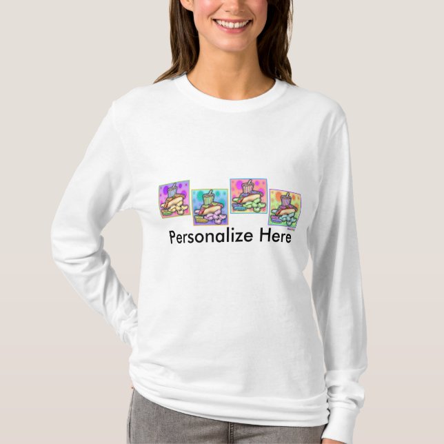 Camiseta de Manga Larga - Perro Caliente de Pop Ar (Anverso)