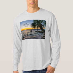 Camiseta de manga larga puesta de sol de Gulf Bree