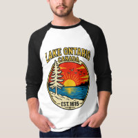Camiseta de Manga Larga Puesta de Sol Pop Art del 