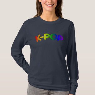 Camiseta de manga larga Rainbow K-Pop