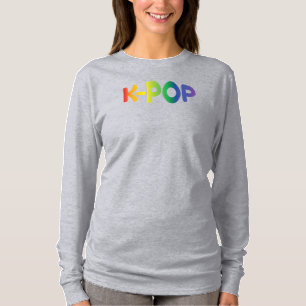 Camiseta de manga larga Rainbow K-Pop Ver 2