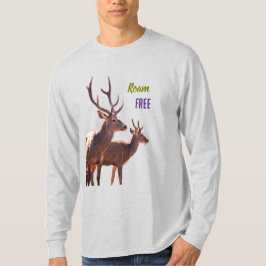 Camiseta de manga larga Roam Free Deers