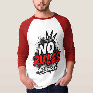 Camiseta de manga larga sin reglas