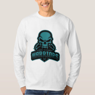 Camiseta de manga larga Skull Warriors Gaming