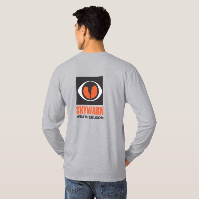 Camiseta de manga larga SKYWARN (Reverso completo)