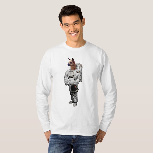 Camiseta de manga larga Space Alpaca (Anverso completo)