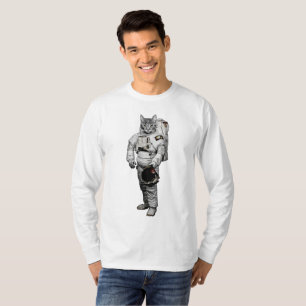 Camiseta de manga larga Space Cat