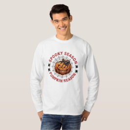 Camiseta de manga larga Spooky Season Pumpkin Reas