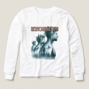 Camiseta de manga larga triblend para niñas Bella+