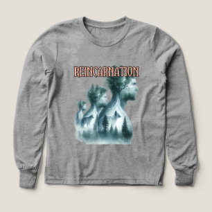 Camiseta de manga larga triblend para niñas Bella+