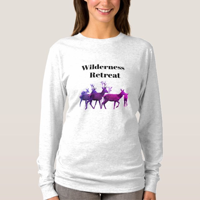 Camiseta de manga larga Wilderness Retreat (Anverso)