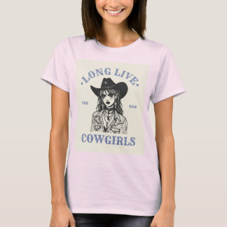 Camiseta de manga media diseño de cara de chica