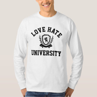 Camiseta de manga raglán Love/Hate University