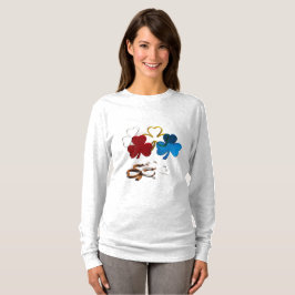 Camiseta de Mangas Largas Shamrocks