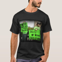 Camiseta de manifestantes de concienciación sobre