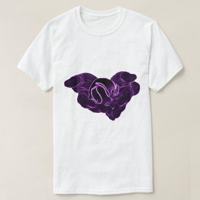 Camiseta de mano de ayuda - Inspiradora amabilidad (Diseño del anverso)