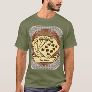 Camiseta de mano de buen póquer