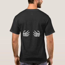 Camiseta de manos de esqueleto de Halloween | Pu d