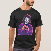 Camiseta de manos de Michael Myers Heart