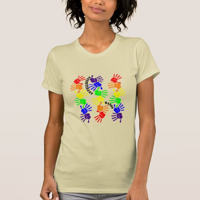 Camiseta DE MANOS INTELIGENTES (Anverso)
