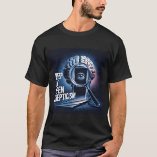Camiseta de Mantén un Escepticismo Abierto