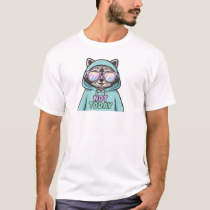 Camiseta de Mapache Adorable – Cita Divertida “No