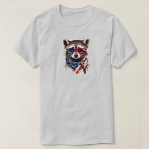 Camiseta de Mapache del 4 de Julio