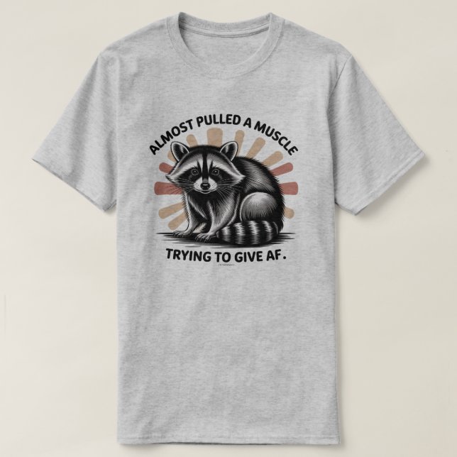 Camiseta de Mapache Sassy – Camiseta Divertida de  (Diseño del anverso)